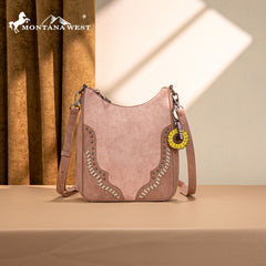 MW1335-8330  Montana West Embossed Collection Crossbody Bag
