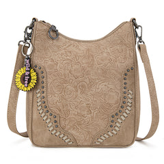 MW1335-8330  Montana West Embossed Collection Crossbody Bag