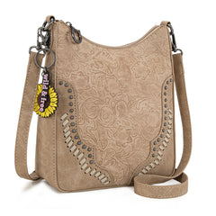 MW1335-8330  Montana West Embossed Collection Crossbody Bag