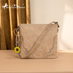 MW1335G-918  Montana West Embossed Collection Hobo Shoulder Bag