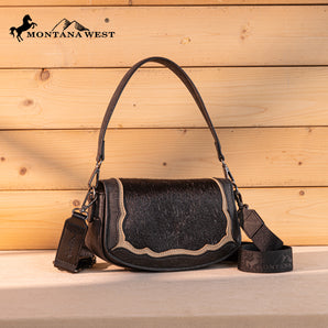 MW1336-8633 Montana West Mini Shoulder Bag/Crossbody/Clutch - Black