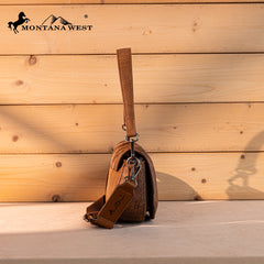 MW1336-8633  Montana West  Mini Shoulder Bag/Crossbody/Clutch -Brown
