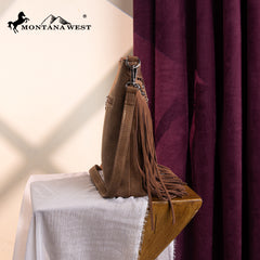 MW1340G-9360   Montana West Fringe Collection Crossbody