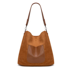 MW1341-918  Montana West Boot Stitch Fringe Hobo Bag