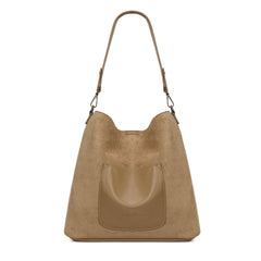 MW1341-918  Montana West Boot Stitch Fringe Hobo Bag