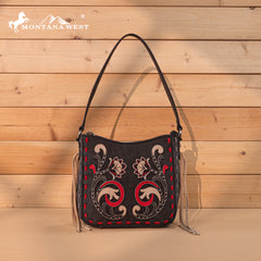 MW1348-918  Montana West Embroidered Hobo Bag