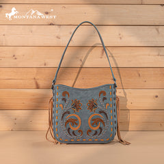 MW1348-918  Montana West Embroidered Hobo Bag