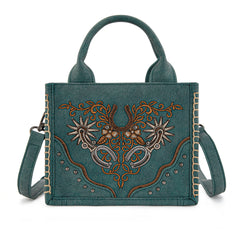 MW1352-8121  Montana West Western Embroidered Mini Tote Crossbody