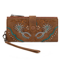 MW1352-W2000   Montana West Embroidered Collection Wallet
