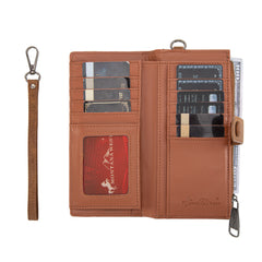 MW1352-W2000   Montana West Embroidered Collection Wallet