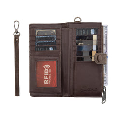 MW1352-W2000   Montana West Embroidered Collection Wallet