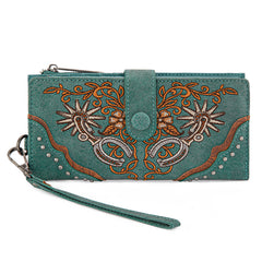 MW1352-W2000   Montana West Embroidered Collection Wallet