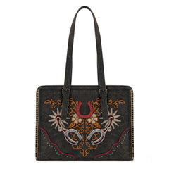MW1352G-8317  Montana West Western Embroidered Concealed Carry Tote