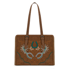 MW1352G-8317  Montana West Western Embroidered Concealed Carry Tote