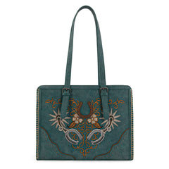 MW1352G-8317  Montana West Western Embroidered Concealed Carry Tote