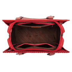 MW1354G-8355   Montana West Tooled Aztec Concealed Carry Tote/Crossbody