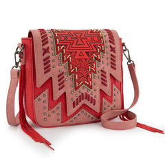 MW1354-8360 Montana West Tooled Aztec Collection Collection Crossbody