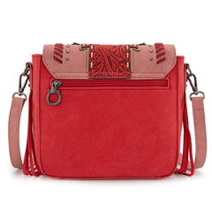 MW1354-8360 Montana West Tooled Aztec Collection Collection Crossbody