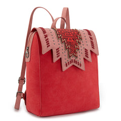 MW1354-9110   Montana West Tooled Aztec Backpack