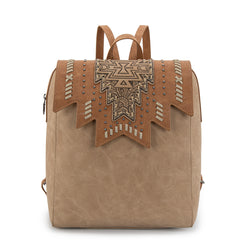 MW1354-9110   Montana West Tooled Aztec Backpack