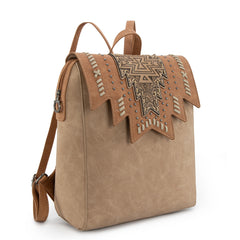 MW1354-9110   Montana West Tooled Aztec Backpack