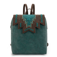 MW1354-9110   Montana West Tooled Aztec Backpack