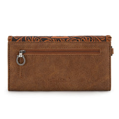 MW1354-W018  Montana West Tooled Aztec Collection Wallet