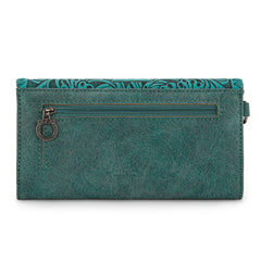 MW1354-W018  Montana West Tooled Aztec Collection Wallet