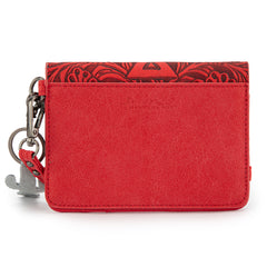 MW1354-W2004  Montana West Tooled Aztec Collection Wrap Wallet