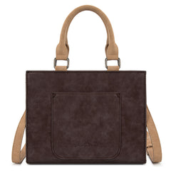 MW1356-8322  Montana West Western Tooled Aztec Tote/ Crossbody