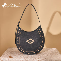 MW1359-918   Montana West Western Aztec Cut-Out Hobo Shoulder Bag