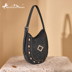 MW1359-918   Montana West Western Aztec Cut-Out Hobo Shoulder Bag