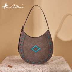 MW1359-918   Montana West Western Aztec Cut-Out Hobo Shoulder Bag