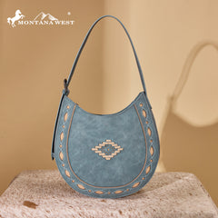 MW1359-918   Montana West Western Aztec Cut-Out Hobo Shoulder Bag