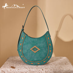 MW1359-918   Montana West Western Aztec Cut-Out Hobo Shoulder Bag