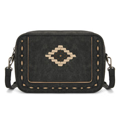 MW1359-W120   Montana West Western Aztec Cut-Out Crossbody Bag
