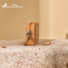 MW1359-W120   Montana West Western Aztec Cut-Out Crossbody Bag