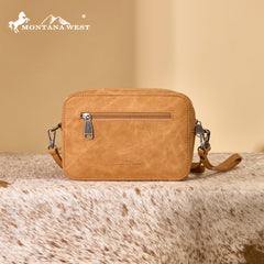 MW1359-W120   Montana West Western Aztec Cut-Out Crossbody Bag
