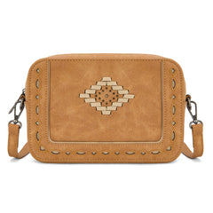 MW1359-W120   Montana West Western Aztec Cut-Out Crossbody Bag