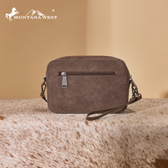 MW1359-W120   Montana West Western Aztec Cut-Out Crossbody Bag