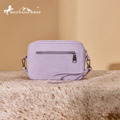 MW1359-W120   Montana West Western Aztec Cut-Out Crossbody Bag