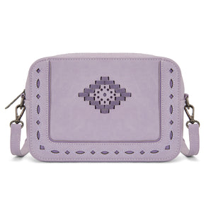 MW1359-W120 Montana West Western Aztec Cut-Out Crossbody Bag