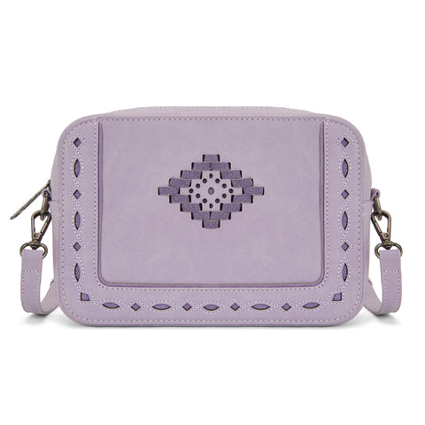 MW1359-W120   Montana West Western Aztec Cut-Out Crossbody Bag