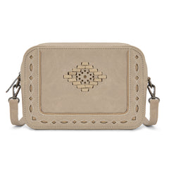 MW1359-W120   Montana West Western Aztec Cut-Out Crossbody Bag