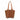MW1373-8317BR Montana West Western Tassel Studded Tote Bag - Brown