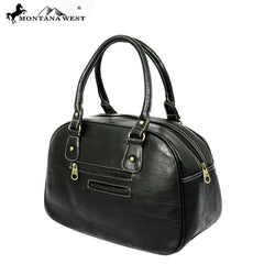 MW326-5110 Montana West Sugar Skull Collection Duffle Bag - Black