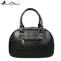 MW326-5110 Montana West Sugar Skull Collection Duffle Bag - Black
