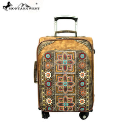 MW400-L2   Montana West Embroidered Carry-On  Luggage BD8186