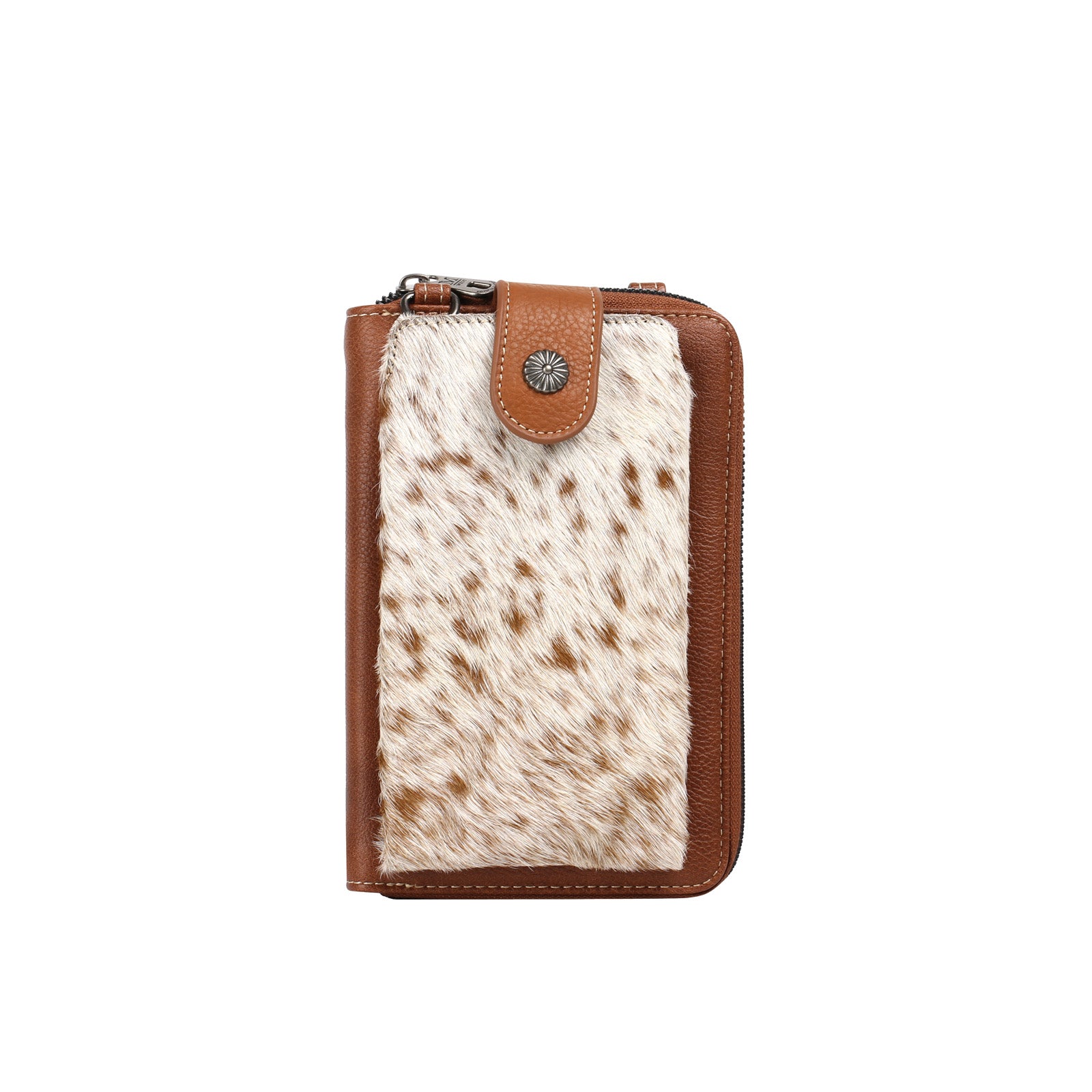 MW630BR Montana West Western Genuine Hair On Cowhide Phone Case Crossb MONTANA WEST U.S.A