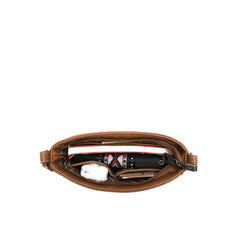 MW880G-9360  Montana West Concho Collection Concealed Carry Crossbody Bag - Brown